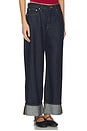 view 3 of 11 Good Standard Baggy Cuffed Jeans in Indigo1006