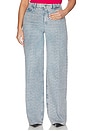 view 2 of 11 Good Skate Wide Leg Crystal Jeans in Indigo1070