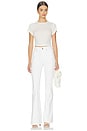 view 5 of 6 Good Legs Flare Jeans in White001