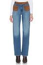 view 1 of 6 Soft Tech Good True Straight Jeans in Crest