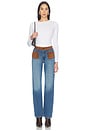 view 6 of 6 Soft Tech Good True Straight Jeans in Crest