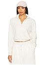 view 1 of 8 Air Soft Scuba Half Zip Sweatshirt in Cloud White001