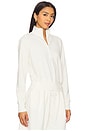 view 3 of 8 Air Soft Scuba Half Zip Sweatshirt in Cloud White001