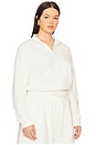 view 4 of 8 Air Soft Scuba Half Zip Sweatshirt in Cloud White001