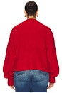 view 6 of 8 Chunky Knit Mock Neck Sweater in Chili001