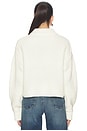 view 5 of 8 Chunky Knit Mock Neck Sweater in Ivory003