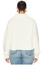 view 6 of 8 Chunky Knit Mock Neck Sweater in Ivory003