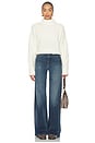 view 7 of 8 Chunky Knit Mock Neck Sweater in Ivory003