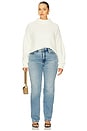 view 8 of 8 Chunky Knit Mock Neck Sweater in Ivory003