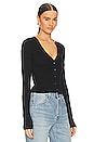 view 3 of 8 Cozy Rib Cardigan in Black001