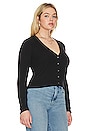 view 4 of 8 Cozy Rib Cardigan in Black001