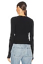view 5 of 8 Cozy Rib Cardigan in Black001