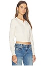 view 2 of 4 The Fine Knit Cardigan in Pearl