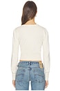 view 4 of 4 The Fine Knit Cardigan in Pearl