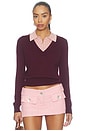 view 1 of 4 JERSEY in Berry Noir With Blush