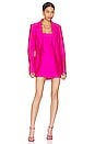 view 9 of 11 Disco Sculpted Blazer in Fuchsia Pink001