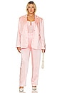 view 10 of 10 Satin Blazer in Bubble Pink003