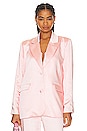 view 3 of 10 Satin Blazer in Bubble Pink003