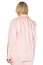view 8 of 10 Satin Blazer in Bubble Pink003