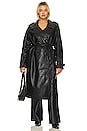 view 4 of 8 Trench Coat in Black001