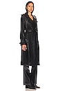 view 5 of 8 Trench Coat in Black001