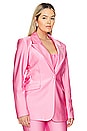 view 6 of 11 Compression Shine Sculpted Blazer in Sorority Pink003