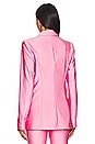view 7 of 11 Compression Shine Sculpted Blazer in Sorority Pink003