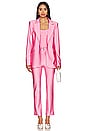 view 9 of 11 Compression Shine Sculpted Blazer in Sorority Pink003