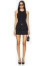 view 4 of 4 Luxe Suiting Sculpted Vest in Black001
