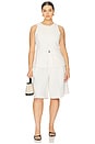 view 8 of 8 Luxe Suiting Sculpted Vest in Cloud White001