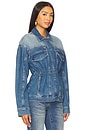 view 3 of 4 Barrel Sleeve Denim Jacket in Indigo912
