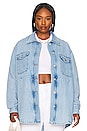 view 2 of 9 Denim Redesign Shacket in Indigo279