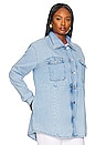 view 4 of 9 Denim Redesign Shacket in Indigo279