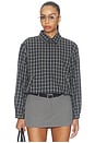 view 1 of 6 CAZADORA in Charcoal Plaid