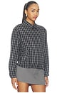 view 4 of 6 CAZADORA in Charcoal Plaid