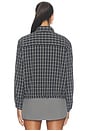 view 5 of 6 CAZADORA in Charcoal Plaid