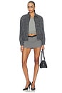 view 6 of 6 CAZADORA in Charcoal Plaid