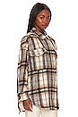 view 5 of 11 Neutral Plaid Shacket in Neutral Plaid001