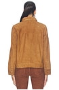 view 5 of 5 The Suede Boxy Jacket in Cafe Clay