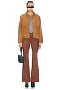 view 6 of 5 The Suede Boxy Jacket in Cafe Clay
