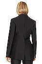 view 6 of 9 Disco Sculpted Blazer in Black01
