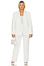view 8 of 8 Suiting Column Trouser in Ivory001