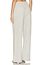 view 5 of 8 Brushed Fleece Wide Leg Pant in Grey001