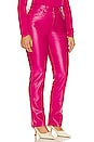 view 4 of 8 PANTALON EN CUIR BETTER THAN ICON in Love Potion007