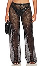 view 2 of 9 Sequins Wide Leg Pant in Black001