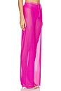 view 3 of 8 Wide Mesh Pants in Pink Glow002