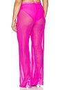 view 6 of 8 Wide Mesh Pants in Pink Glow002