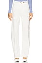 view 1 of 11 Twill Good Barrel Pant in Cloud White001