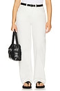 view 2 of 11 Twill Good Barrel Pant in Cloud White001