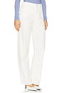 view 3 of 11 Twill Good Barrel Pant in Cloud White001